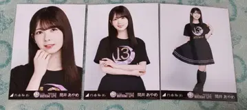 노기자카46 츠츠이 아야메 13thBD 라이브 티셔츠 브로마이드 컴프