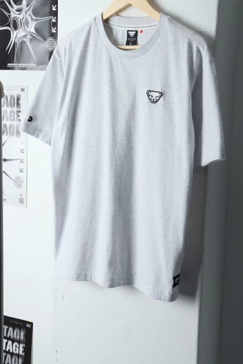 (S) Dynafit Short Sleeve T-Shirt White Old School Limited Edition-12E9F