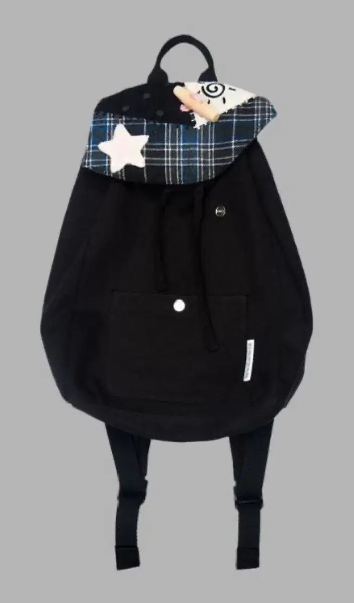Selling The Museum Visitor black backpack