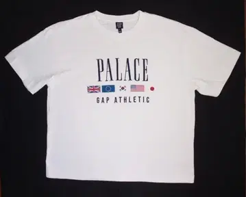 GAP x PALACE 만국기 티셔츠 XL 화이트 / 갭 팔라스