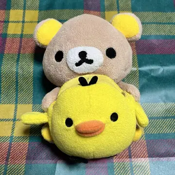리락쿠마 봉제 인형 스마트폰 홀더