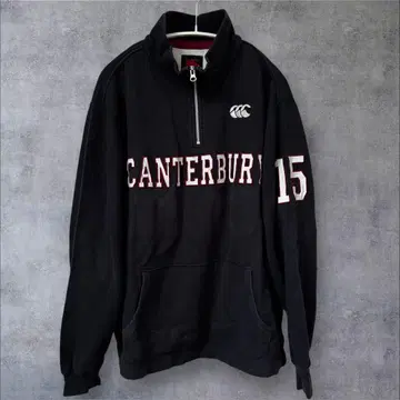 구제 의류 CANTERBURY 캔터베리 지퍼 맨투맨 L 사이즈 럭비