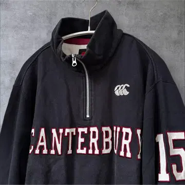 구제 의류 CANTERBURY 캔터베리 지퍼 맨투맨 L 사이즈 럭비
