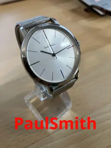 새상품급 PAUL SMITH 폴 스미스 MA 가죽 벨트 손목시계
