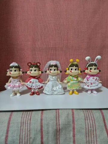 페코짱 키링 5개 세트