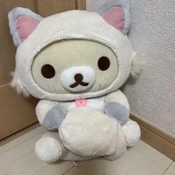 코리락쿠마 고양이 봉제 인형