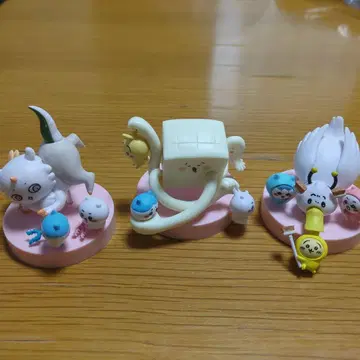 치이카와 (먼작귀) 토벌 장면 피규어 3종 세트