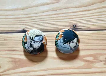 NARUTO 나루토 돌풍전 점프샵 미니 캔뱃지 나루토, 사스케