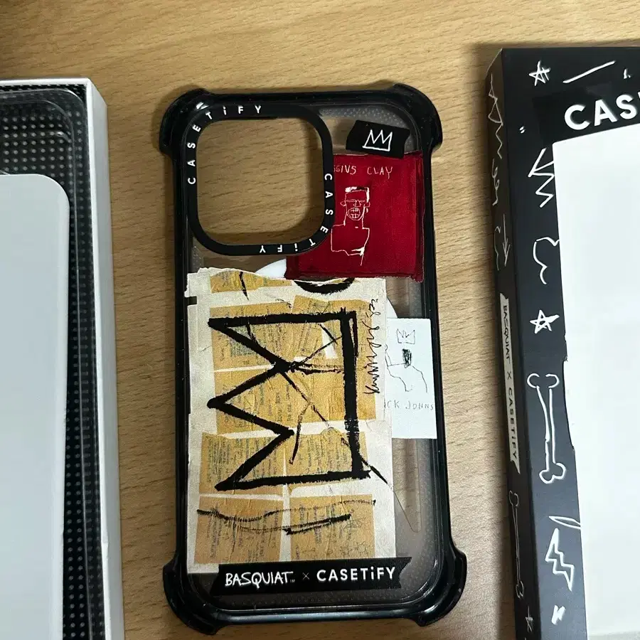 iPhone16用　スマホケース　CASETiFY バスキアコラボ Casetify Basquiat コラボケース iPhone15ProMax iPhone16用