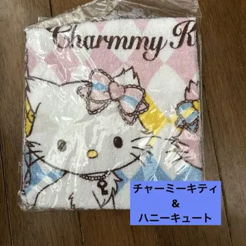 챠미 키티 허니 큐트 시보리 타월 약 29cm x 32cm