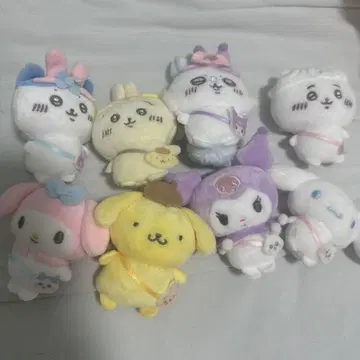 치이카와 산리오 토끼 폼폼푸딩 페어 브로치 브로치