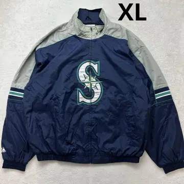 마제스틱 빅 사이즈 마리너스 나일론 자켓 XL 사이즈