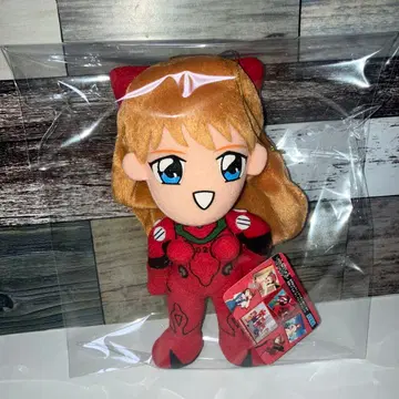 에반게리온 아스카 봉제 인형 새상품 택 포함