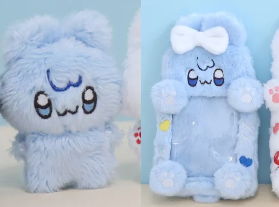 플레이브 인형 솜인형 미니똥글이브 똥글예준 인형(5cm), 포카홀더 일괄