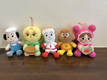 호빵맨 캐릭터 봉제 인형 5종 세트
