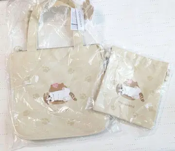새상품 mofusand 런치 토트 복조리 세트 플로키(상어)
