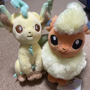 포켓몬스터 리프아&부스터 봉제 인형 산에이 무역