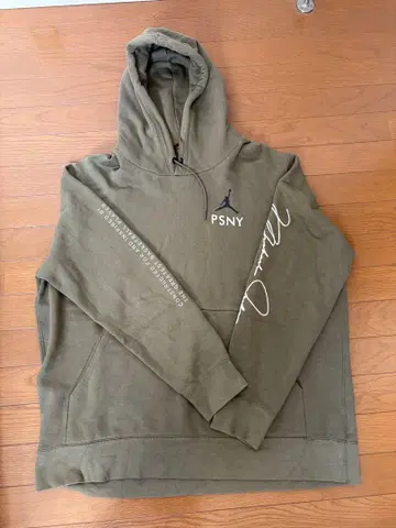 PSNY x Jordan 후드티 XL 올리브