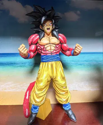 손오공 피규어 꼬리 포함 제일복권 슈퍼 사이어인 4 리페인트