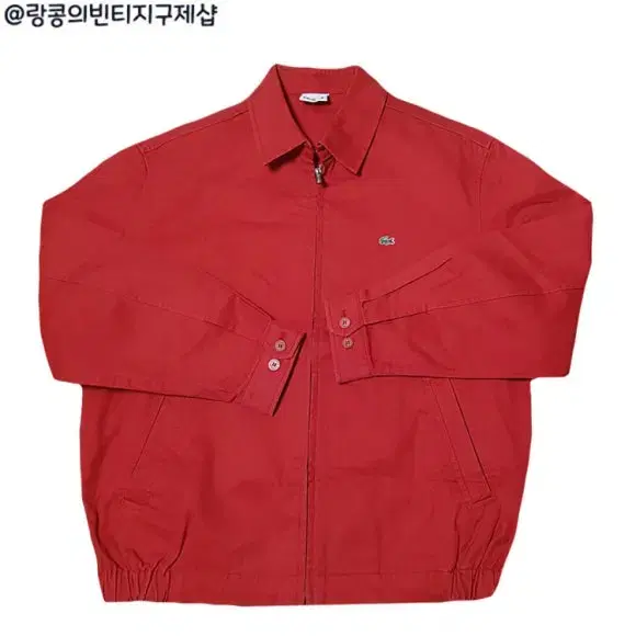 라코스테 빈티지 스트릿 블루종 자켓