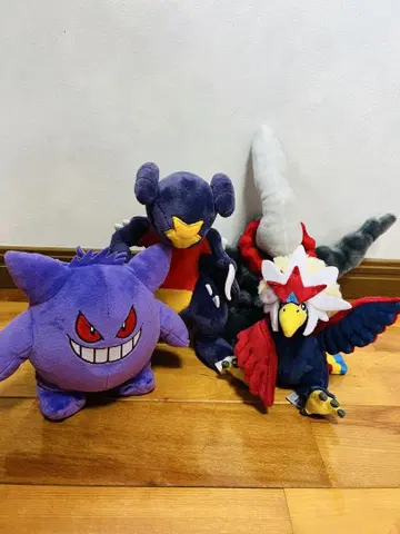 '겐가', '가브리아스', '워글', '다크라이' 봉제 인형 세트