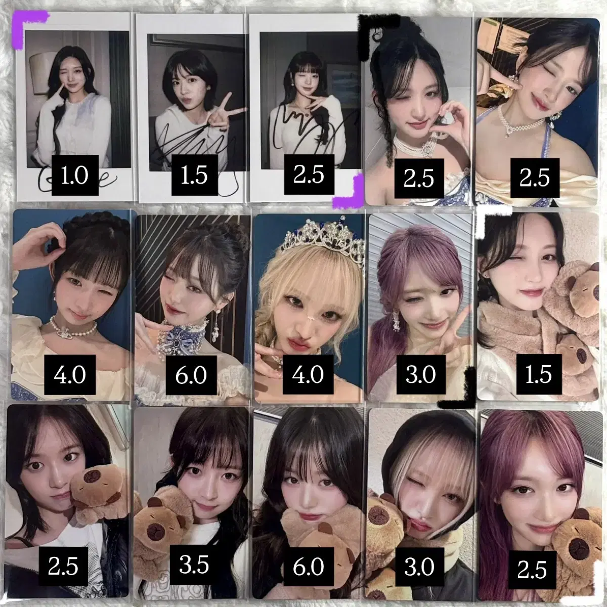 아이브마인스위치이즈위2차3차카피바라가을유진레이원영리즈이서포카분철미공포세트
