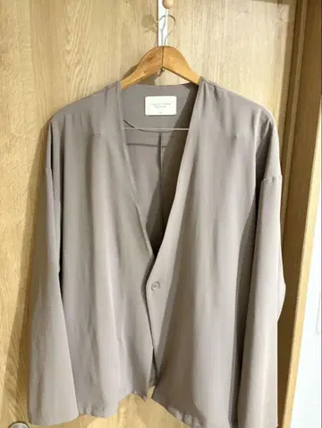 PUBLIC TOKYO 노카라 자켓 그레이