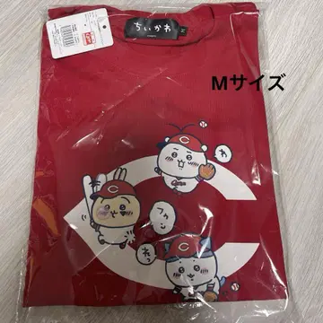 치이카와 카프 티셔츠 M 사이즈 레드
