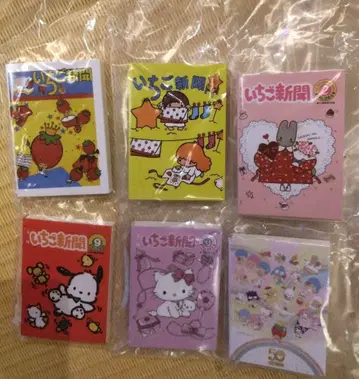 딸기신문 콩가샤노트 딸기신문 산리오 캐릭터 참