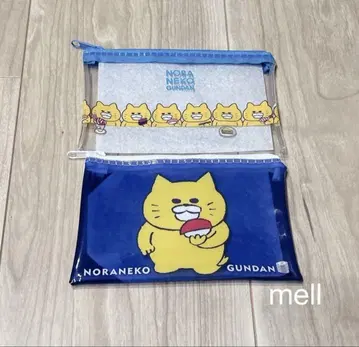 노라네코 군단 스시로 지퍼 파우치