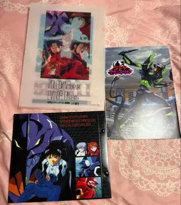 에반게리온 카드 파일 고질라 콜라보 노트 클리어 파일 애니메이션