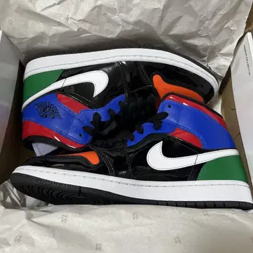여성용 AIR JORDAN 1 MID "PATENT BLEND"