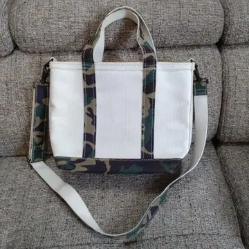 LL Bean 카모플라쥬 토트백