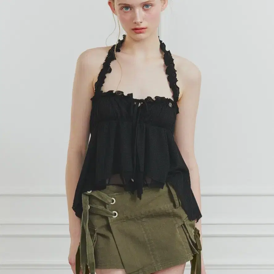 Pain or Pleasure Orchid Tube Top Black on Bunjang Global Site.