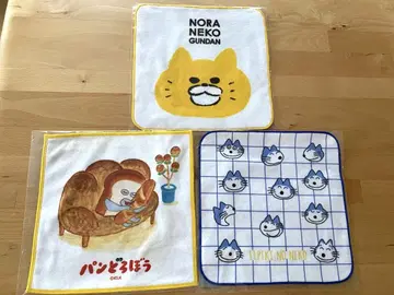빵 도둑 노라네코 군단 11마리의 고양이 그림책 캐릭터 쁘띠 타월
