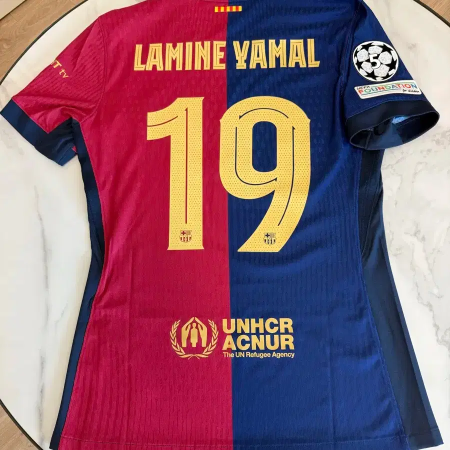 スペイン代表 24/25ホーム オーセンティックLamine Yamal 19 125周年