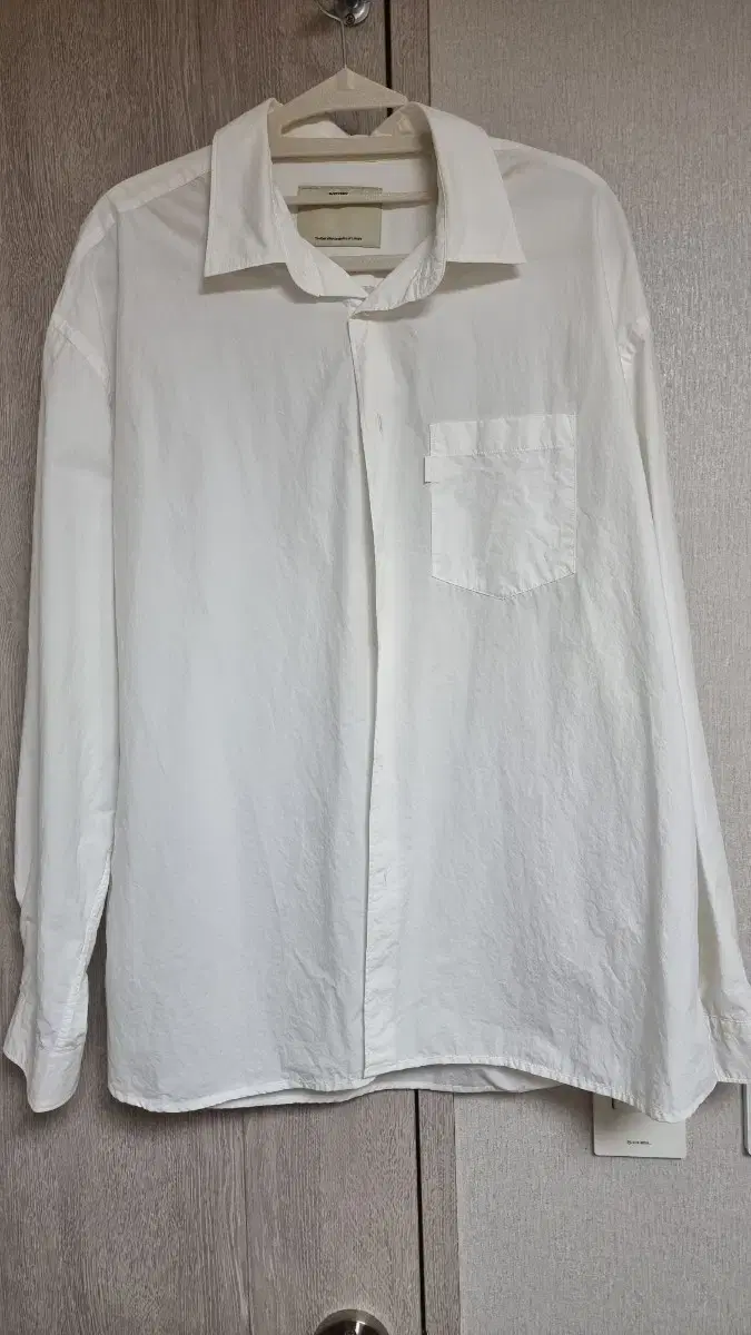 [Free Shipping] Pottery Wide Shirt White Size 2