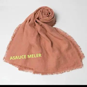 ASAUCE MELER 오가닉 린넨 드라이 캔버스 스톨 새상품
