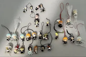 레트로 BLEACH 블리치 스트랩 키링 대량 세트