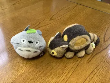 토토로와 고양이 버스 봉제 인형 세트