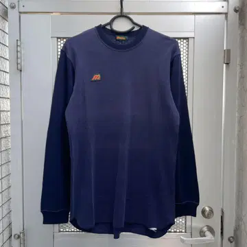 MIZUNO 롱 T 긴팔 Y2K 스트릿 시크 네이비 티셔츠 미즈노