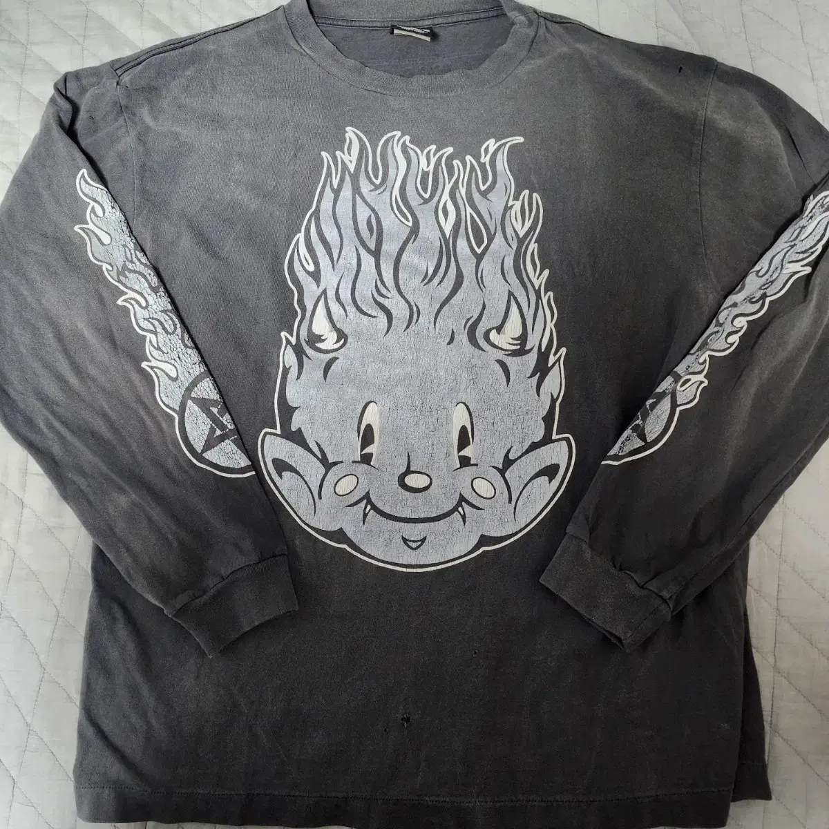 XL] Saint Michael Fire Baby Long Sleeve | Bunjang Global
