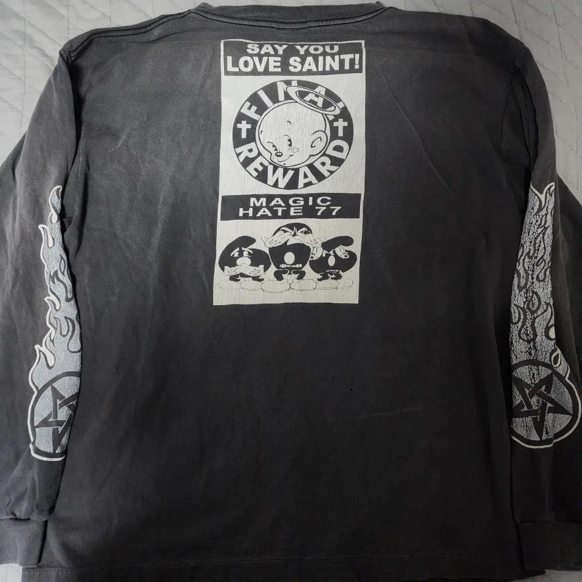 XL] Saint Michael Fire Baby Long Sleeve | Bunjang Global
