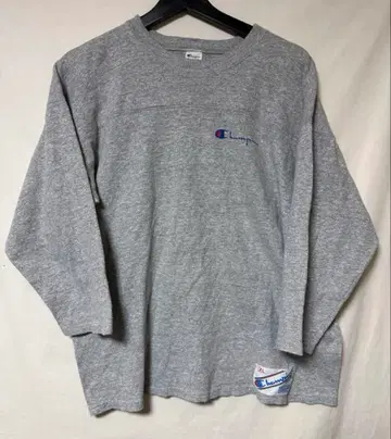 80s 챔피온 트리코 태그 마블링 풋볼 T 긴팔 XL 진피온