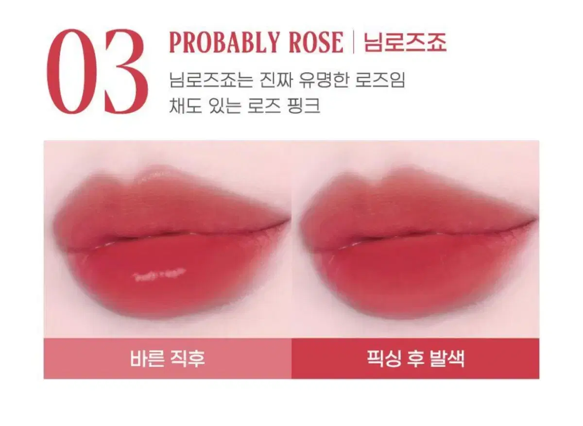 페리페라 잉크더젤러블 틴트 03님로즈죠