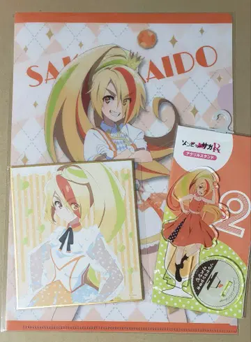 좀비랜드 사가 니카이도 사키 클리어 파일 색지 아크릴 스탠드