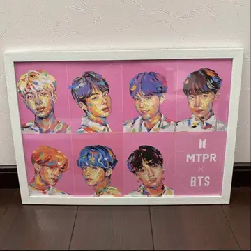 BTS MTPR 콜라보 포스터 액자 포함