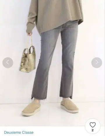 MOTHER 마더 GRAY INSIDER CROP 데님 24
