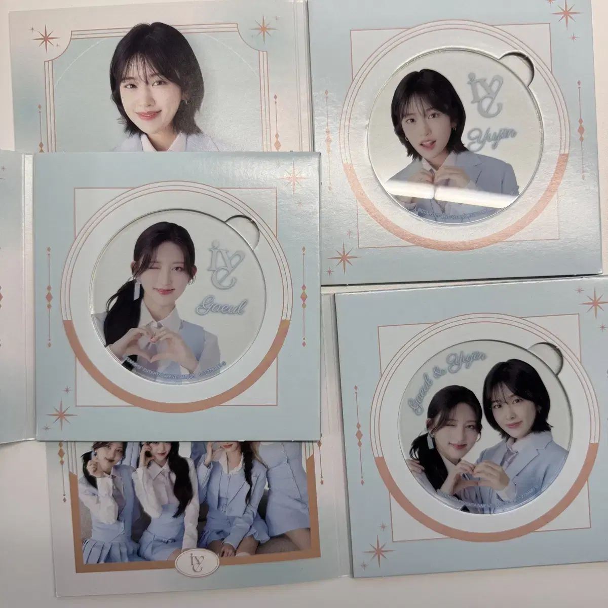 아이브 일본 반다이 아크릴 코스터 유진 가을 폴더즈