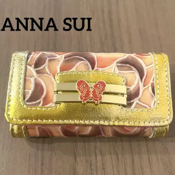 새상품급 안나수이 ANNA SUI 4연 키케이스 레이디 버터플라이